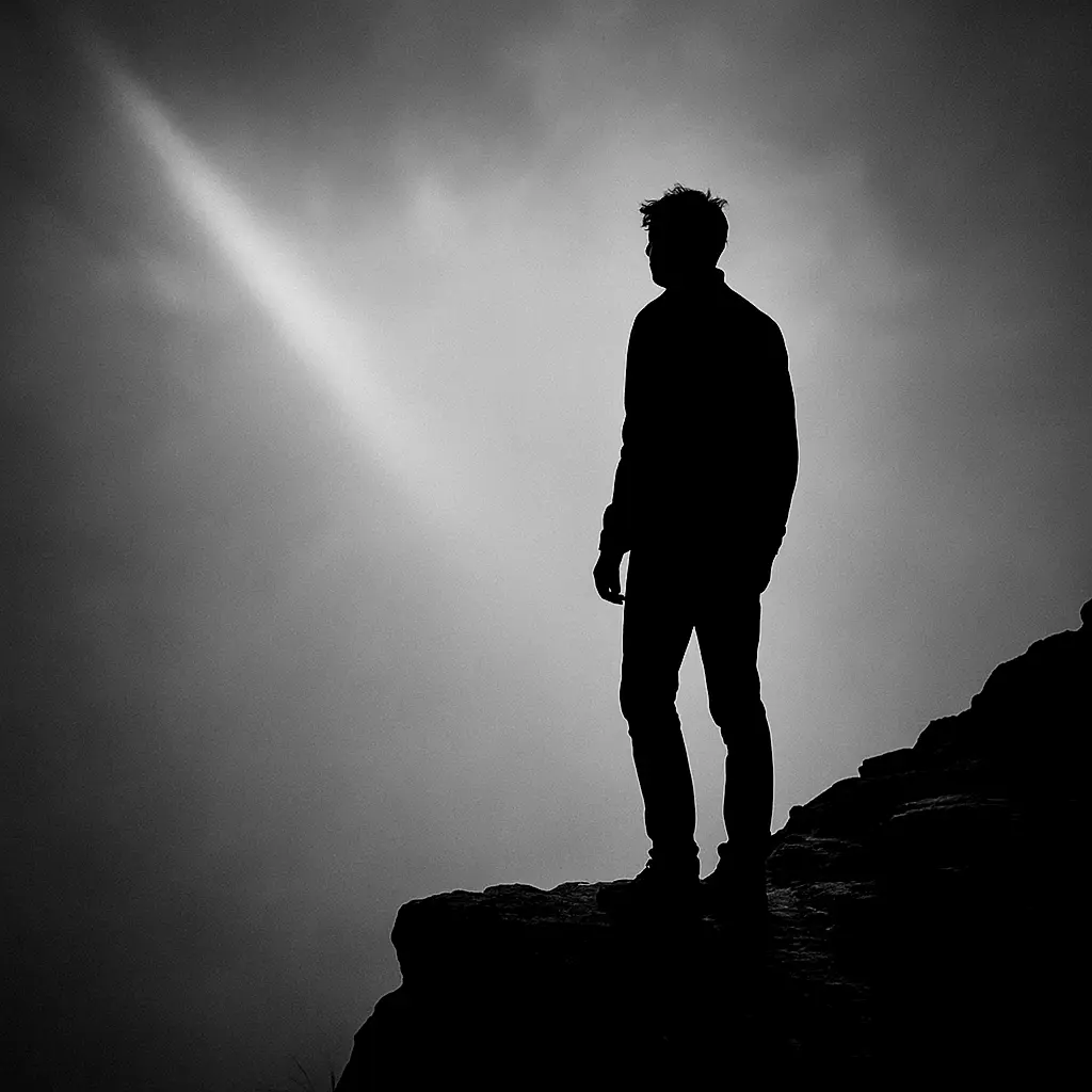 Symbolbild für Mut und Konsequenz – der Schritt ins Unbekannte.